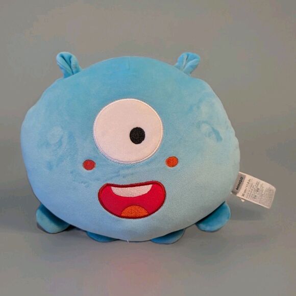 Miniso Blue Cyclops Monster Plush 11.8" Stuffed Toy Alien Creature Pillow - Picture 1 of 9